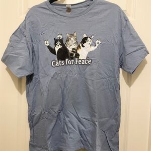 Cats for Peace Tee Shirt